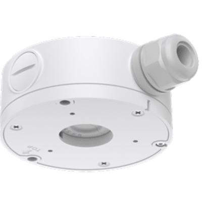 [HA35JCBHBA] Caja de Conexiones para Cámaras Bullet Serie 35 / Material Aluminio / Color Blanco / Compatible con Cámaras Honeywell HC35WB / IP67 Resistente a Intemperie