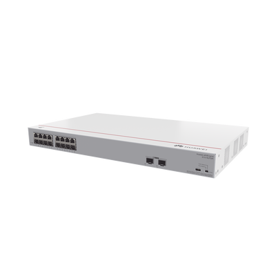 [S110-16LP2SR] Switch Gigabit No Administrable PoE / 16 puertos 10/100/1000 Mbps (PoE) / 2 Puertos SFP Uplink / 124W
