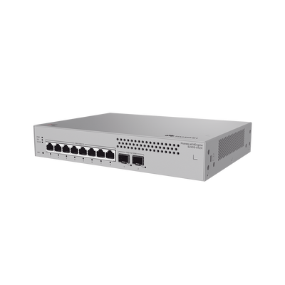 [S220S-8T2X] Switch de Acceso Gigabit Administrable Capa 2 / 8 puertos 10/100/1000 Mbps / 2 Puertos 10GE SFP Uplink  / ERPS / IMGP Snooping / DHCP Snooping / Administración Nube Gratis