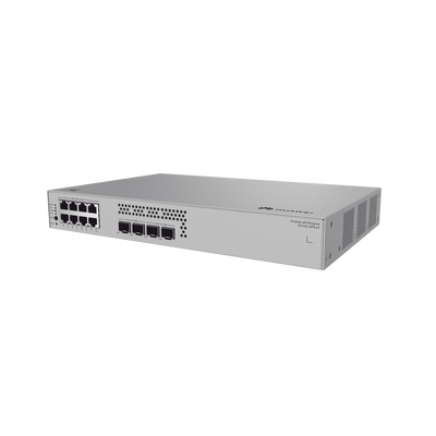 [S310S-8P4JX] Switch de Acceso Gigabit Administrable PoE Capa 2+ / 8 puertos 10/100/1000 Mbps (PoE) / 2 Puertos 2.5GE SFP + 2 Puertos 10GE SFP+ Uplink  / ERPS / Rutas Estáticas / PoE Perpetuo / 128 W / Administración Nube Gratis