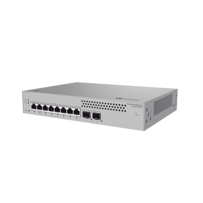 [S310S-8T2X] Switch de Acceso Gigabit Administrable Capa 2+ / 8 puertos 10/100/1000 Mbps / 2 Puertos 10GE SFP Uplink  / ERPS / Rutas Estáticas / Administración Nube Gratis