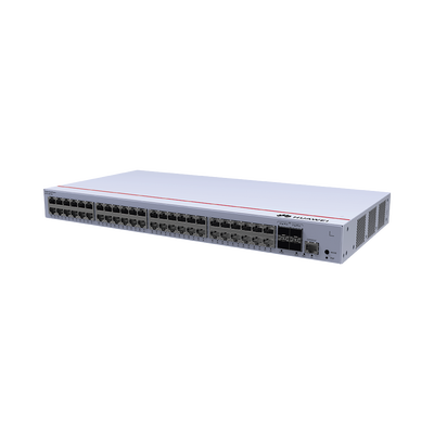 [S310-48T4S] Switch de Distribución/Core Gigabit Administrable  Capa 3 / 48 puertos 10/100/1000 Mbps  / 4 Puertos 1GE SFP Uplink / ERPS / Rutas Estáticas / iStack / Administración Nube Gratis