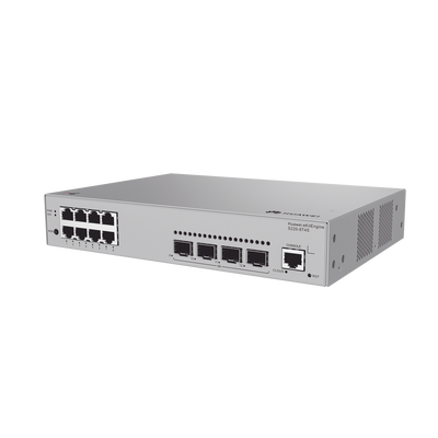 [S220-8T4S] Switch de Acceso eKit Administrable Capa 2 / 8 Puertos Gigabit / 4 Puertos SFP / 1 Puerto de Consola / Gestión Gratuita desde la Nube / Libre de Licenciamiento