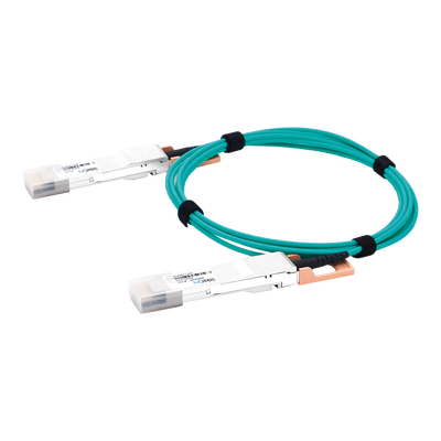 [LP-AOC-400G-2M] Cable AOC QSFP-DD de 400 Gbps a 400 Gbps / Cable de fibra óptica Activo / Longitud: 2 metros