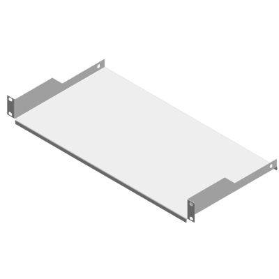 [SCH231UW] Charola para Rack Blanca de 19" de 2 postes, 23 cm de Profundidad, 1 Unidad de rack
