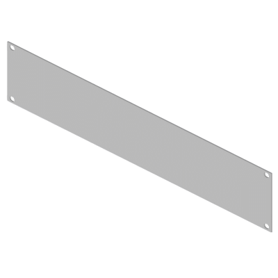 [STF-2UW] Tapa Ciega para Rack 19 in / 2 Unidades (2U) / Acero Calibre 14 / 483 mm x 88 mm (19.02 in x 3.46 in) / Pintura Electrostática Blanca / Componente Pasivo