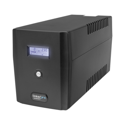 [LP1500LCD] UPS 1500VA/900 W Pantalla LCD / Línea Interactiva 120Vca / 8 tomas 5-15R (6 Respaldadas) / Regulación de Voltaje / Protección RJ45