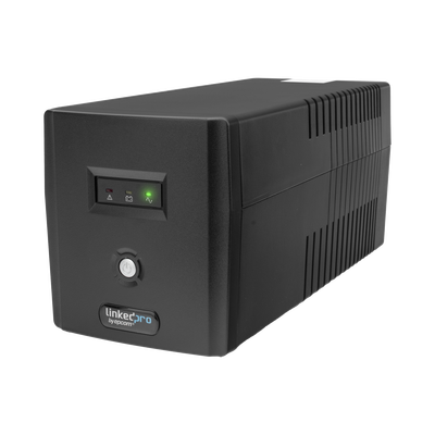 [LP1000L] UPS 1000VA/600 W Línea Interactiva 120Vca / 8 tomas 5-15R (6 Respaldadas) / Regulación de Voltaje / Protección RJ45