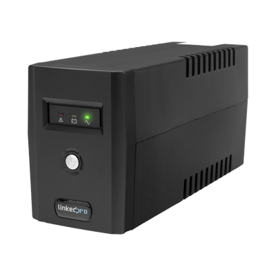 [LP800L] UPS 800VA/480 W Línea Interactiva 120Vca / 6 tomas 5-15R (4 Respaldadas) / Regulación de Voltaje / Protección RJ45 