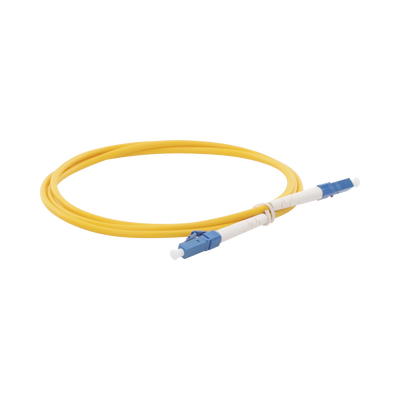 [LPSM3LCULCUS1] Jumper de Fibra Óptica Monomodo LC/UPC-LC/UPC Simplex de 1 Metro (3.28 Pies), 3mm
