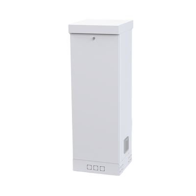 [LF-RE-06-05-31UW] Gabinete para Piso, Capacidad, 31 Unidades de Rack, Doble puerta y Postes frontales e intermedios ajustables, Color Blanco, Se envía el Gabinete Armado.