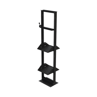 [KIT-ORG-45HD] Kit de Rack Estándar 19", 45 UR con 2 Charolas  y PDU (8 tomas). Ideal para UPS y Servidores tipo Torre.