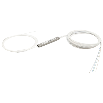 [LP-PLC-1X4WOC] Splitter (Divisor Óptico) tipo PLC, 1x4, para fusión (sin conectores)