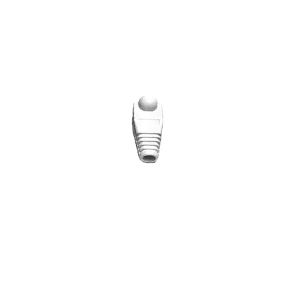 [LP-PG8-025-WH] Bota Plástica para Protección de Plug RJ45, Color Blanco