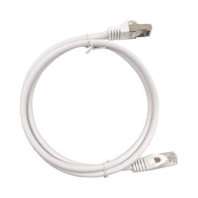[LP-STP-6A-100-WH] Patch Cord Cat6A 10G Blindado 1.0 Metro (3.28 Pies) Blanco