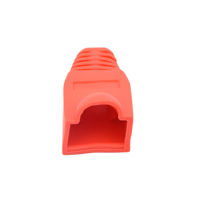 [LP-PG8-025-RD] Bota Plástica para Protección de Plug RJ45, Color Rojo