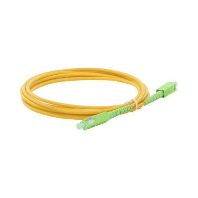 [LPSM3SCASCAS3] Jumper de Fibra Óptica Monomodo SC/APC-SC/APC Simplex de 3 Metros (9.84 Pies), 3mm