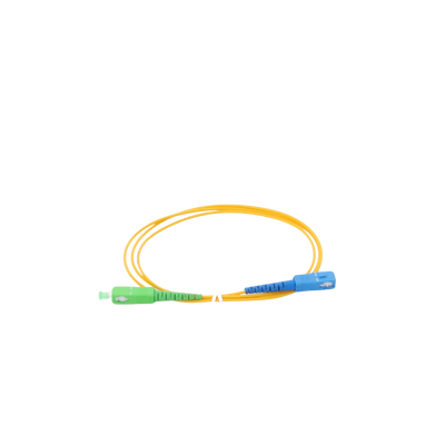 [LPSM2SCASCUS1] Jumper de Fibra Óptica Monomodo SC/APC-SC/UPC Simplex de 1 Metro (3.28 Pies), 2mm