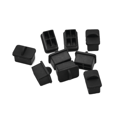 [LP-SFP] Bolsa con 25 Piezas de Protectores Anti-Polvo para Puerto SFP, Color Negro