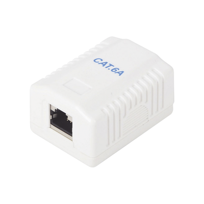 [LP-WP-40-C6A] Caja de Pared con 1 Puerto, Incluye 1 Jack STP Cat6A