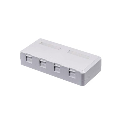 [LP-WP-07B] Caja de Pared de 4 Puertos Sin Jack