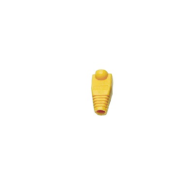 [LP-PG8-025-YE] Bota Plástica para Protección de Plug RJ45, Color Amarillo