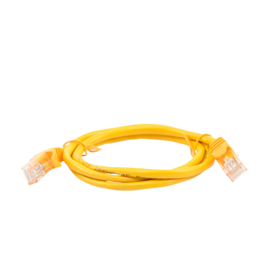 [LP-UT3-100-YE] Cable de Parcheo UTP Cat5e - 1 Metro (3.28 Pies) - Amarillo