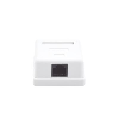 [LP-WP-6034] Caja de Pared con 1 Puerto Keystone, Incluye Jack Cat5e