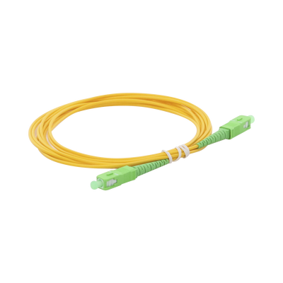 [LPSM2SCASCAS3] Jumper de Fibra Óptica Monomodo SC/APC-SC/APC Simplex de 3 Metros (9.84 Pies), 2mm