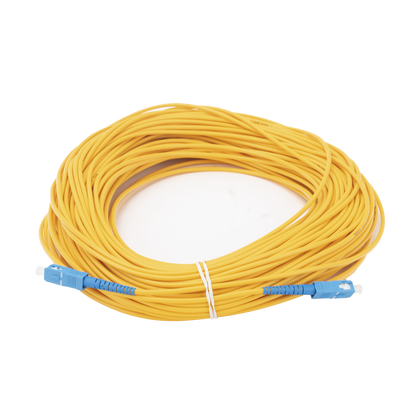 [LPSM3SCUSCUS50] Jumper de Fibra Óptica Monomodo SC/UPC-SC/UPC Simplex de 50 Metros (164.04 Pies), 3mm