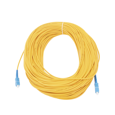 [LPSM3SCUSCUS60] Jumper de Fibra Óptica Monomodo SC/UPC-SC/UPC Simplex de 60 Metros (196.85 Pies), 3mm