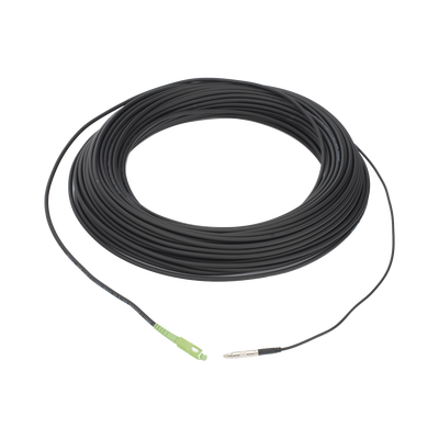 [LP-50-SCA] Rollo de Fibra Óptica Drop Redonda G657A2 Monomodo Simplex de 50 Metros (164 Pies) con Conectores SC/APC-SC/APC para Instalaciones Aéreas, Subterráneas o a la Intemperie
