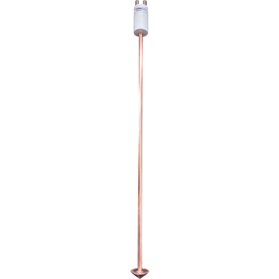[LP-GROUNDV] Electrodo Puesta a Tierra 20A / Cobre Electrolítico / Filtro Autoconectable / Compuesto 6 kg / 114 cm (44.9 in)