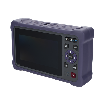 [LP-OTDR-MM] OTDR Touch para Pruebas en los Enlaces de Fibra Óptica Multimodo / Longitudes de onda  850nm y 1300nm / Función VFL 10mW / Función OPM / Función de Mapeo de cables de Red RJ45 / Recargable / Distancia de prueba de hasta 2 