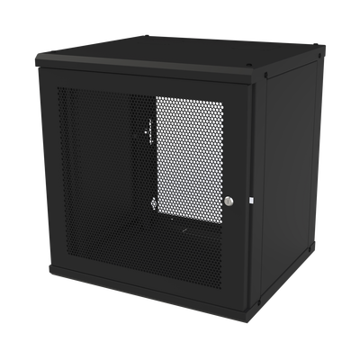 [SR-1912-GFP-VR2] Gabinete de Pared Fijo, Puerta Perforada, Rack 19in,  de 12 Unidades de Rack