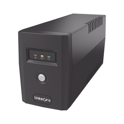 [LP600L] UPS 600VA/360 W Línea Interactiva / 6 Contactos 5-15R (4 Respaldadas) / Regulación de Voltaje / Protección RJ45 
