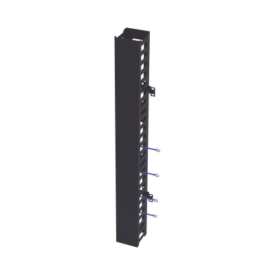 [LPCV-24S-DR] Kit Organizador Vertical de Cable Sencillo para Rack Abierto de 24 Unidades para EIQR3224 y EIRL5524DR.