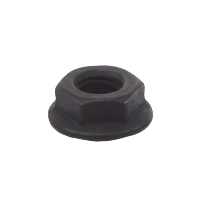 [14NRBNIN] TUERCA HEX DENTADA  1/4 BLACK OXIDE