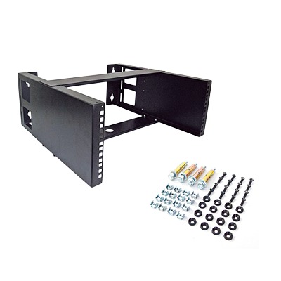[SR-1904P] Rack abierto para montaje en pared 4 unidades con Taquetes para Instalación