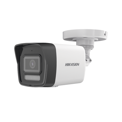 [DS-2CE16K0T-LFS] [Dual Light + ColorVu] Bala TURBOHD 3K (5 Megapixel) / Lente 2.8 mm / 30 mts IR + 20 mts Luz Blanca / Gran Angular 104.9° / Exterior IP67 / Micrófono Integrado / dWDR / 4 Tecnologías / Metal