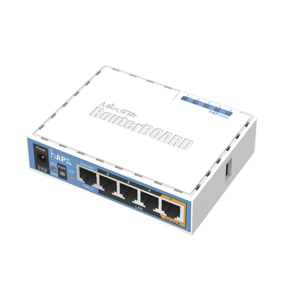[RB952UI-5AC2ND] (hAP ac lite) 5 Puertos Fast Ethernet, WiFi Doble Banda 802.11ac
