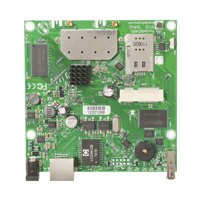 [RB912UAG-5HPND] Board inalámbrico 5 GHz, 1 ranura miniPCI-e de expansion
