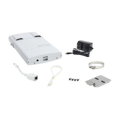 [RB912UAG-5HPND-OUT] (BaseBox 5) Punto de Acceso Conectorizado de 5GHz 802.11 a/n, Hasta 1000mW.