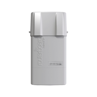 [RB912UAG-6HPND-OUT] (BaseBox 6) Punto de Acceso y Cliente Conectorizado en 6 GHz, Cuenta con una Ranura miniPCIe para una tarjeta Inalámbrica Extra
