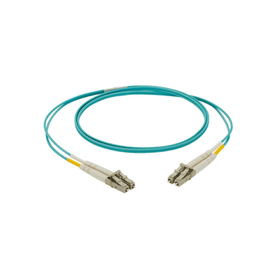 [NKFPX2ELLLSM003] Jumper de Fibra Optica Multimodo 50/125 OM3, LC-LC Duplex, LSZH, Color Aqua, 3 Metros (9.84 Pies)