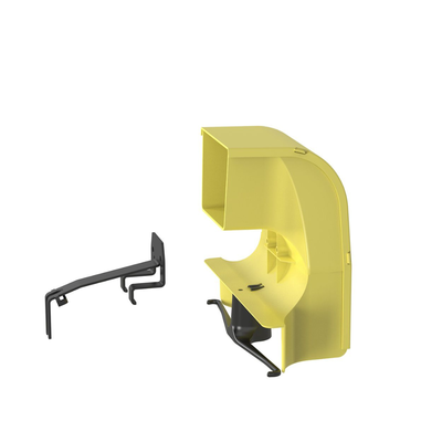 [FRSPJ4X4LYL] Bajada Para Canaleta FiberRunner™, Uso con Medidas 4x4, 6X4, 12X4, o 24X12, Con Reducción a 4X4, Color Amarillo