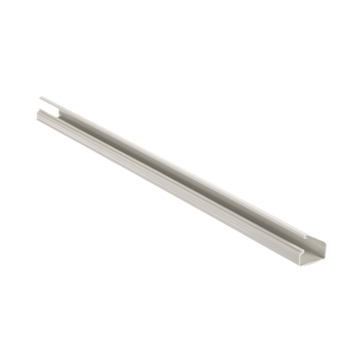 [LD10IW6-A] Canaleta LD10 de PVC rígido, con cinta adhesiva para instalación sin herramientas, de 38.4 x 24 x 1828.8 mm, Color Blanco Mate