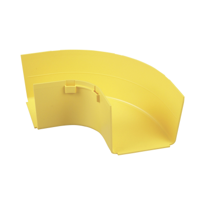 [FRRA4X4LYL] Ángulo Recto a 90º Horizontal, Para Canaletas FiberRunner™ 4X4, Color Amarillo