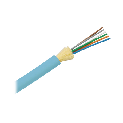 [FODRX06Y] Cable de Fibra Óptica de 6 Hilos, Multimodo OM3 50/125 Optimizada, Interior, Tight Buffer 900um, No Conductiva (Dieléctrica), OFNR (Riser), Precio Por Metro
