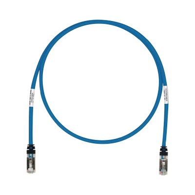 [STP6X10BU] Patch Cord Cat6A, Blindado S/FTP, CM/LS0H, 3.05 Metros (10 Pies), Color Azul